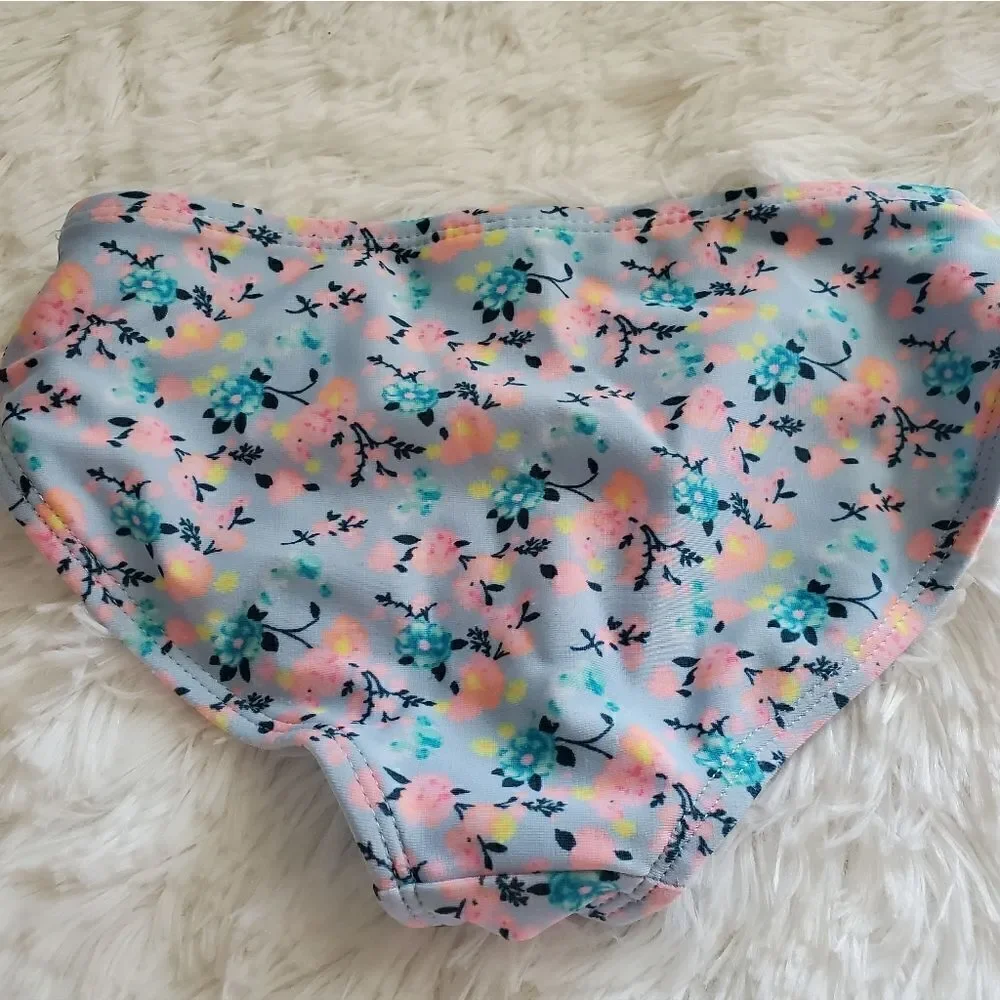 Girl's Floral Two Piece Bikini Size XS (4/5)